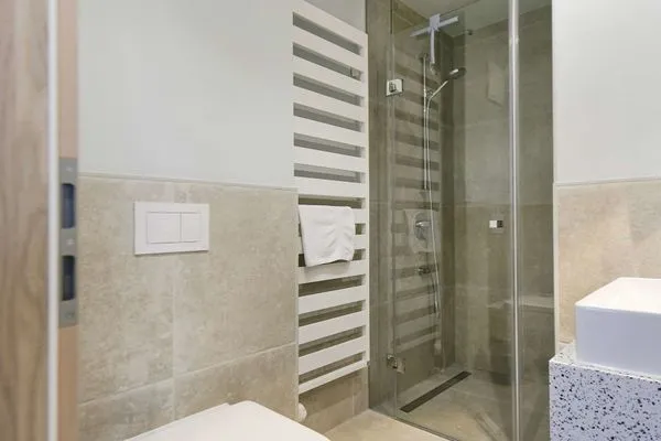 Badezimmer Töwerhus Ferienwohnung Memmert