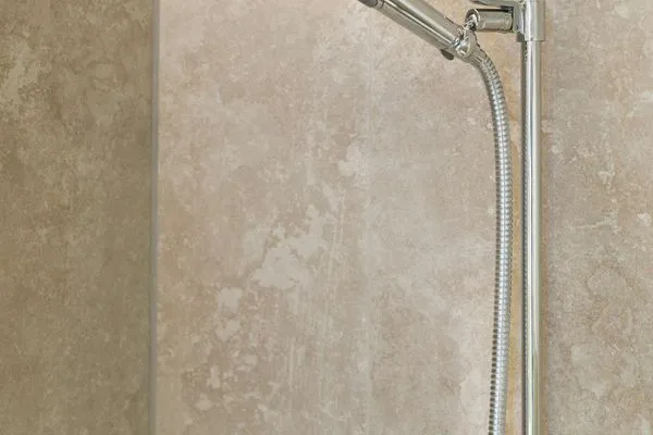 Badezimmer Töwerhus Ferienwohnung Muschel