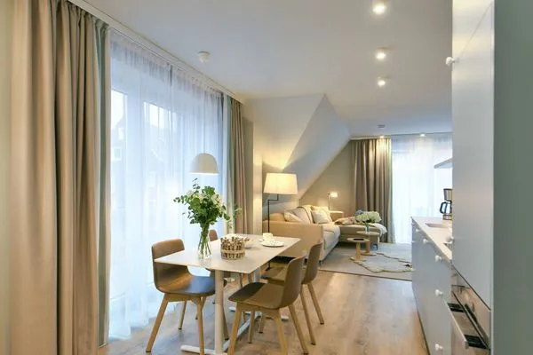 Essbereich Töwerhus Ferienwohnung Muschel