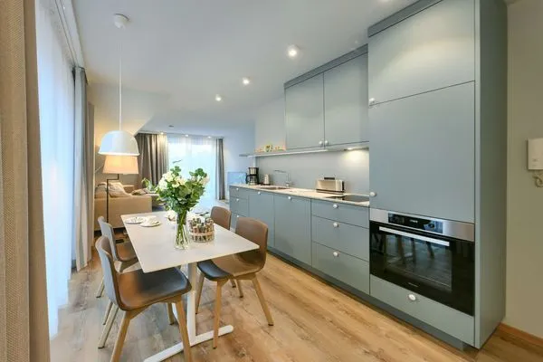 Essbereich Töwerhus Ferienwohnung Muschel