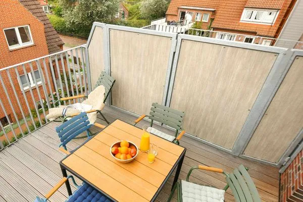 Balkon Töwerhus Ferienwohnung Hummer