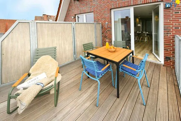 Balkon Töwerhus Ferienwohnung Hummer