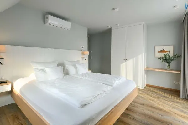 Schlafzimmer Töwerhus Ferienwohnung Hummer
