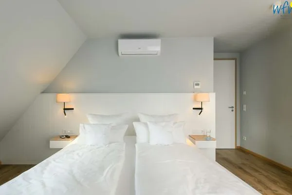 Schlafzimmer Töwerhus Ferienwohnung Hummer