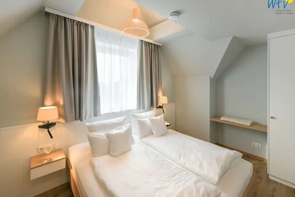 Schlafzimmer Töwerhus Ferienwohnung Hummer