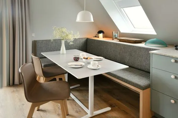 Wohnzimmer Töwerhus Ferienwohnung Auster