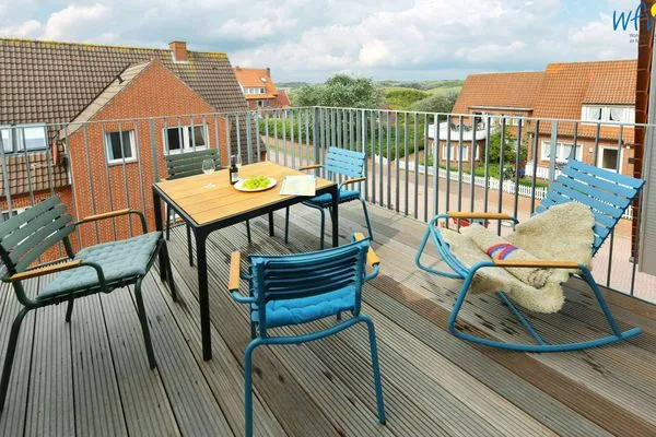 Balkon Töwerhus Ferienwohnung Auster