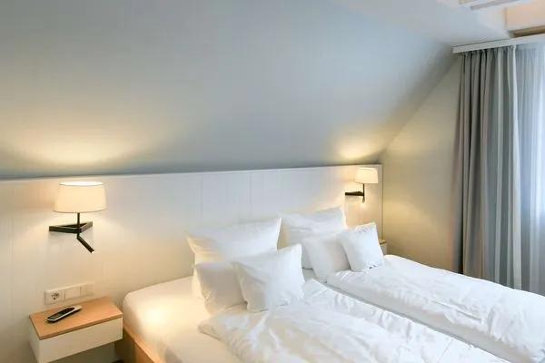 Schlafzimmer Töwerhus Ferienwohnung Auster