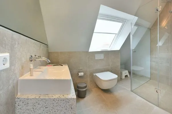 Badezimmer Töwerhus Ferienwohnung Auster