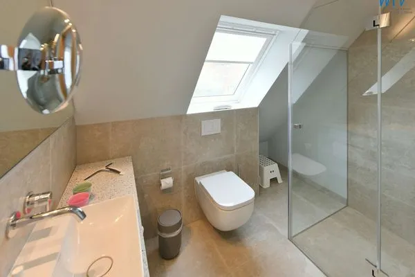 Badezimmer Töwerhus Ferienwohnung Auster