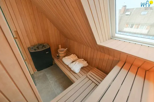 Sauna Töwerhus Ferienwohnung Auster