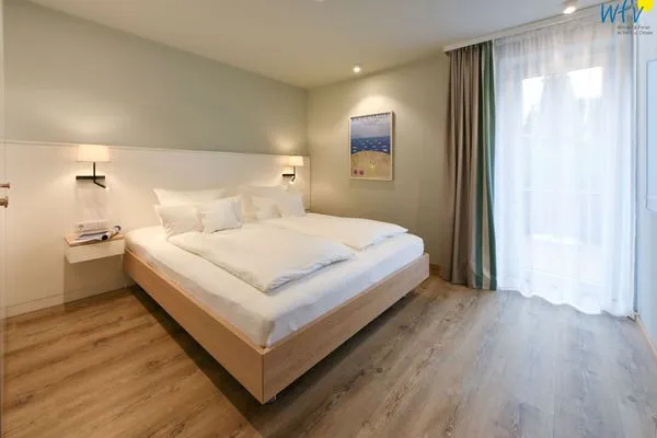 Schlafzimmer Töwerhus Ferienwohnungen Segel + Seestern