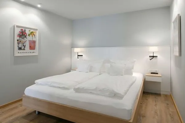 Schlafzimmer Töwerhus Ferienwohnungen Segel + Seestern