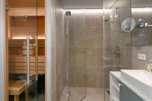 Sauna Töwerhus Ferienwohnungen Segel + Seestern