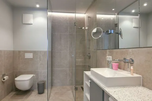 Badezimmer Töwerhus Ferienwohnungen Watt + Bill