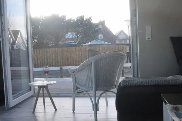 Balkon Haus Kiek in't Watt Ferienwohnung Deichrausch