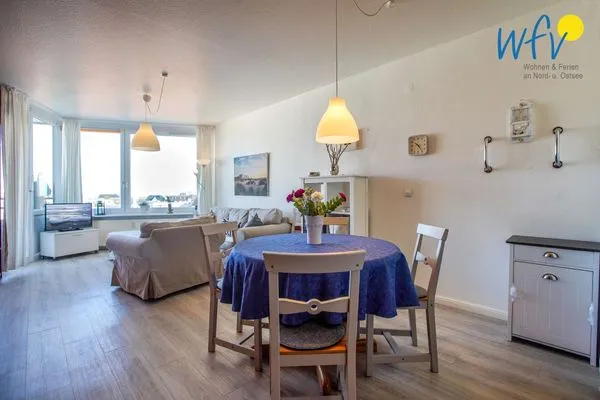 Wohnzimmer Ferienhaus Seeblick Ferienwohnung 96