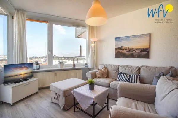 Wohnzimmer Ferienhaus Seeblick Ferienwohnung 96