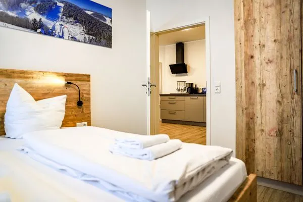 Schlafzimmer Smart Resorts Haus Azur Ferienwohnung 802