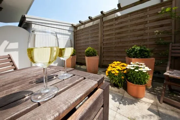 Terrasse  (ARW3) Ferienwohnung Kossmann 1