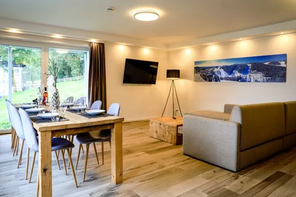 Wohnzimmer Smart Resorts Haus Opal Ferienwohnung 401