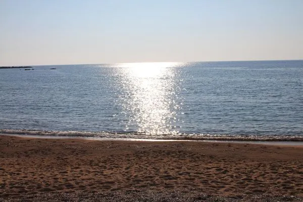 Strand von Stoupa nach 7km  Katafigio Jannis A2