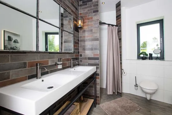 Badezimmer  (ERL41) Ferienhaus PIER41