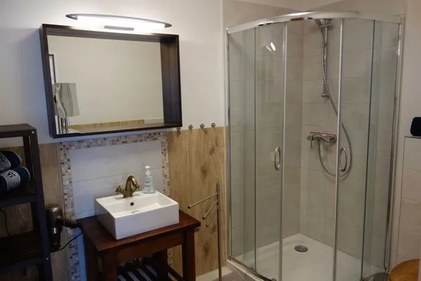 Badezimmer  (MEI27) Ferienwohnung "Strandperle"