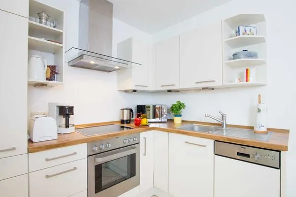 Küche / Küchenzeile  (MEI77) Ferienwohnung "Zimmermann" F***