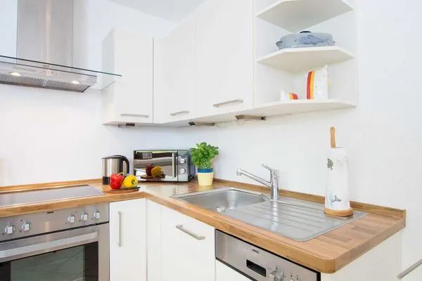 Küche / Küchenzeile  (MEI77) Ferienwohnung "Zimmermann" F***