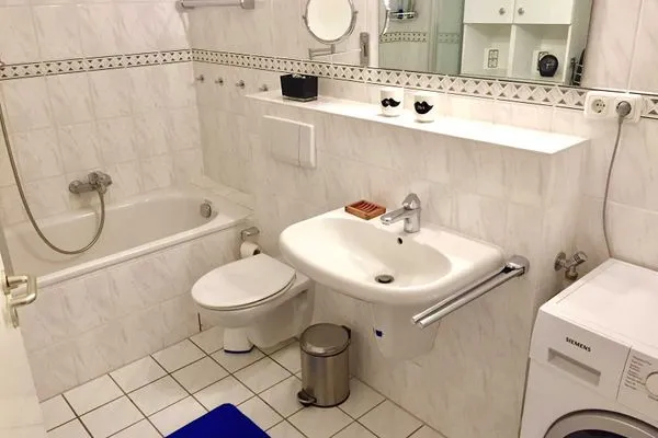 Badezimmer  (OST35c) Ferienwohnung "Sonnendeck"