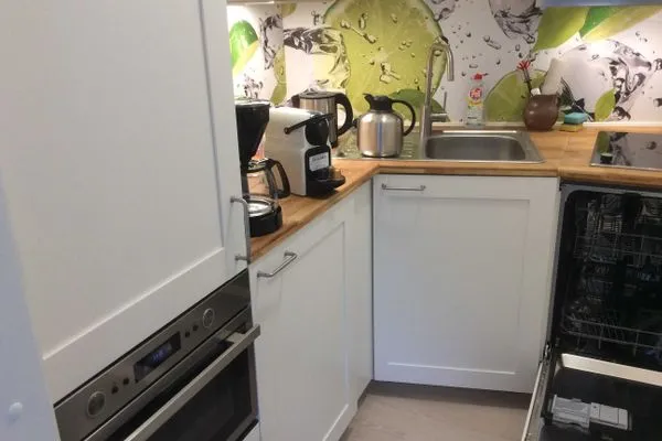 Küche / Küchenzeile  (ROD32a) Ferienwohnung "Muschelfischer"