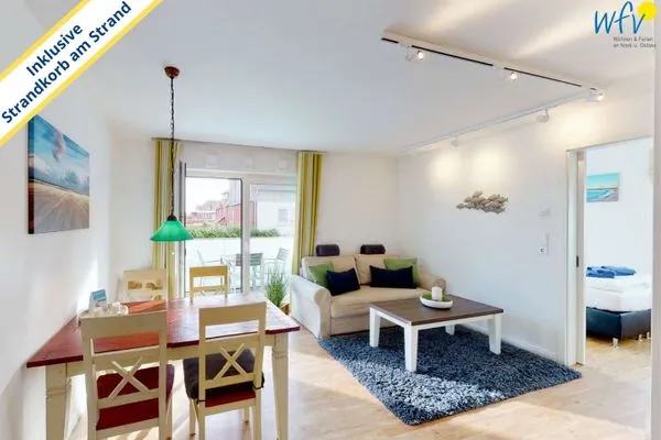 Wohnzimmer Villa Drees Ferienwohnung 4