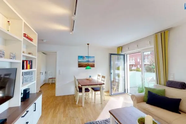 Wohnzimmer Villa Drees Ferienwohnung 4