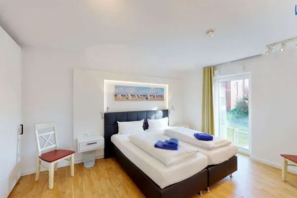 Schlafzimmer Villa Drees Ferienwohnung 4