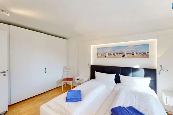 Schlafzimmer Villa Drees Ferienwohnung 4