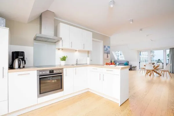 Küche / Küchenzeile  (STR92b) Ferienwohnung "Strandzeit"