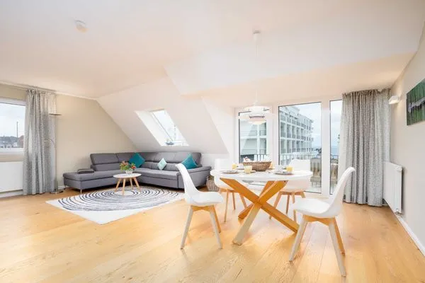 Wohnzimmer  (STR92b) Ferienwohnung "Strandzeit"