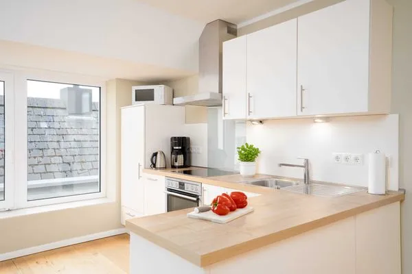 Küche / Küchenzeile  (STR92b) Ferienwohnung "Strandzeit"