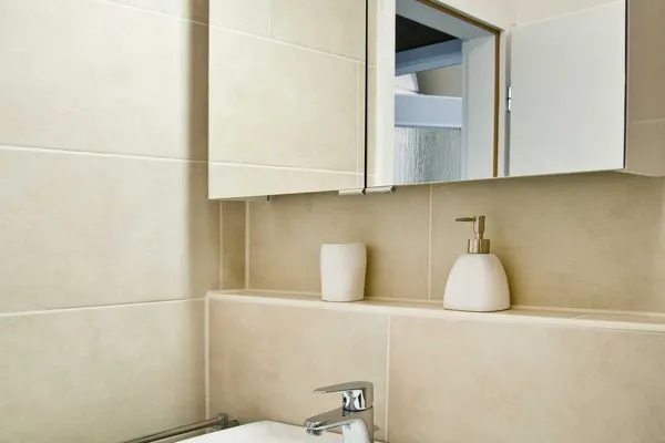 Badezimmer  (TRA7c) Ferienwohnung "Kossmann 2"