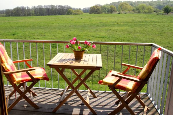 Wohnanlage "Am Grün" Sonnenblick Wittenbeck - Balkon