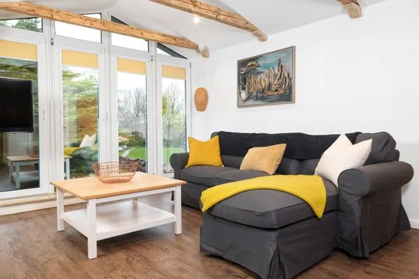 Living room Ferienanlage Poschmann Strohboden