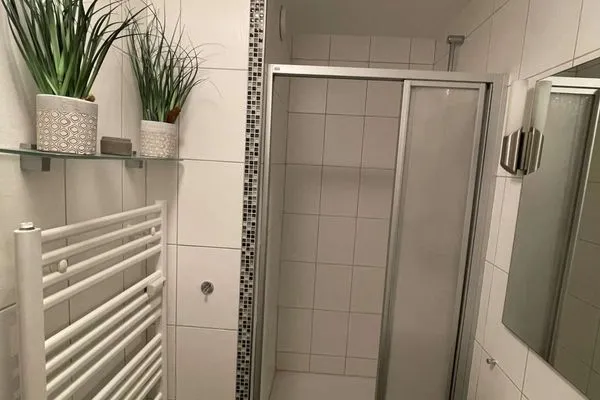 Badezimmer Ferienhaus Seeblick Ferienwohnung 53