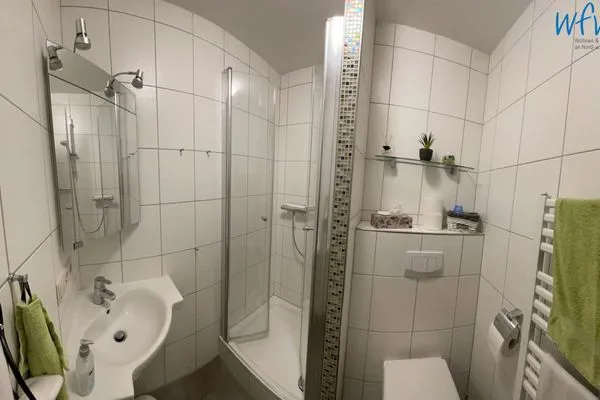 Badezimmer Ferienhaus Seeblick Ferienwohnung 65