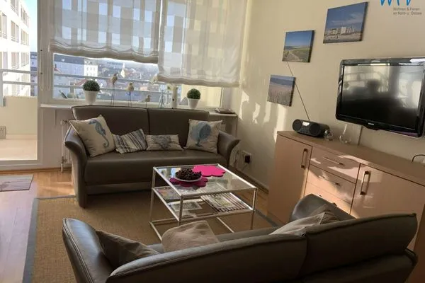 Wohnzimmer Ferienhaus Seeblick Ferienwohnung 65