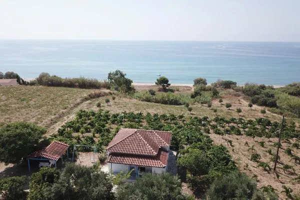 Vogelperspektive  Bizos Beach