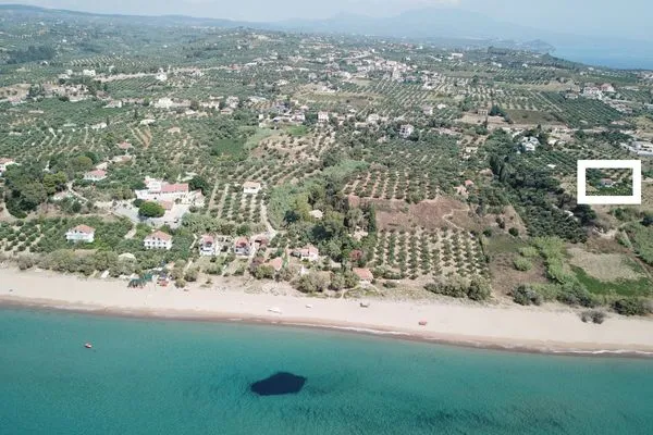 Vogelperspektive  Bizos Beach