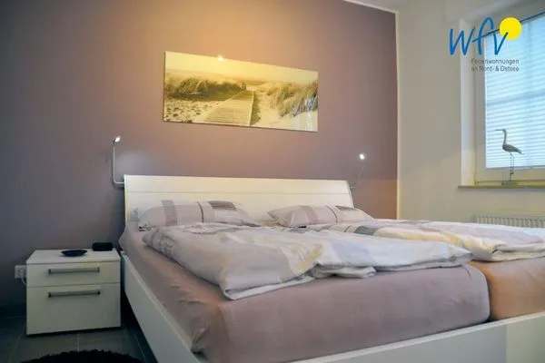 Schlafzimmer Juist Zauber - Haus 2 Ferienwohnung Jansen