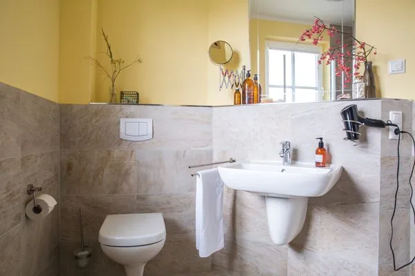 Badezimmer  Ferienhaus Schilfrohrsänger 39