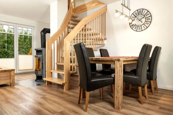 Living room Doppelhäuser zum Reetmoor Haus Theresa